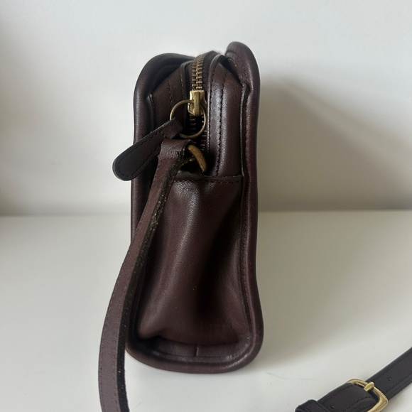 Vintage Coach Brown Mahogany Leather Sutton Zip Crossbody Shoulder Bag D9C-9814 - Picture 8 of 11